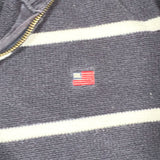 Vintage 90’s Polo Jeans Co. Ralph Lauren Striped Quarter Zip Sweater