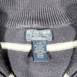 Vintage 90’s Polo Jeans Co. Ralph Lauren Striped Quarter Zip Sweater