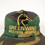 Vintage 90's Ducks Unlimited Greenwing Henrico Camo Hat