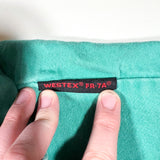 Vintage 90’s Westex FR-7A Distressed Teal Welding Work Jacket