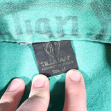 Vintage 90’s Westex FR-7A Distressed Teal Welding Work Jacket