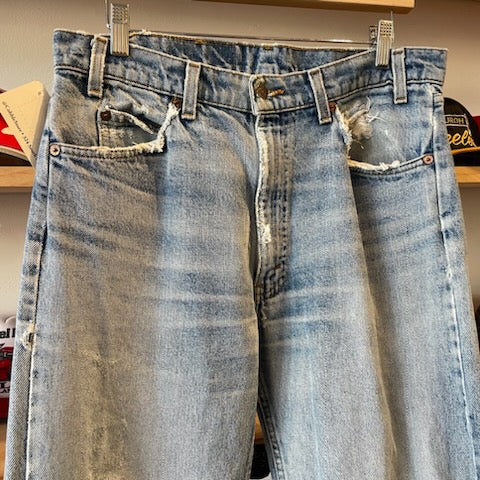 Vintage 1985 Levis 505 Orange Tab Distressed Jeans – CobbleStore Vintage
