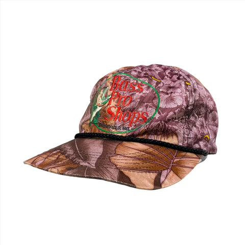 Vintage 90's Bass Pro Shops Predator Camo Rope Hat