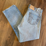 Vintage 1985 Levis 505 Orange Tab Distressed Jeans