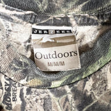 Vintage 90's Jerzees Outdoors Mossy Oak Camo Pocket T-Shirt