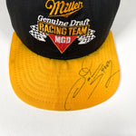 Vintage 90's Miller Racing Team NASCAR Autograph Hat