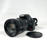 Modern 2009 Canon EOS Rebel T1i Kit w/ 18-135mm & 70-300mm Lenses DSLR Digital Camera