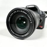 Modern 2009 Canon EOS Rebel T1i Kit w/ 18-135mm & 70-300mm Lenses DSLR Digital Camera