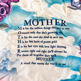 Vintage 40's WWII Mother Poem US Navy Pillow Case