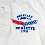 Vintage 90's Northern Virginia Corvette Club Polo Shirt