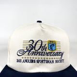 Vintage 90's Bass 30th Anniversary Anglers Society Hat