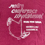 Metro Conference Invitational Run for MDA shirt from Blacksburg, Virginia