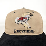 Vintage 90's Browning Hunting Grouse Hat