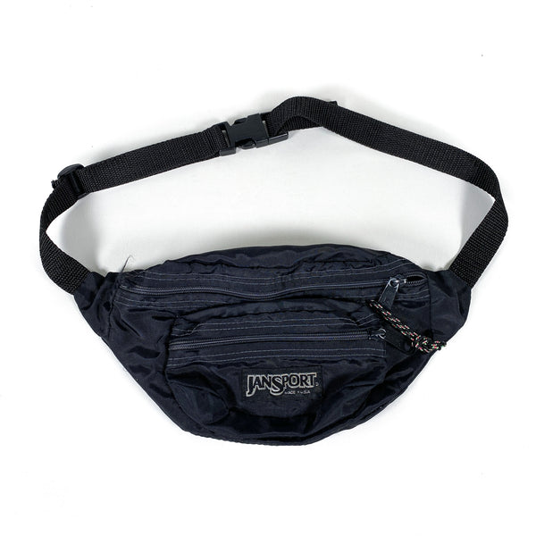 Vintage 90's Jansport Made in USA Black Fanny Pack – CobbleStore