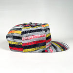 Vintage 90's Fresh to Def Abstract Striped Retro Rope Hat