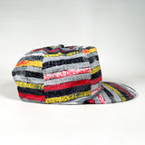 Vintage 90's Fresh to Def Abstract Striped Retro Rope Hat