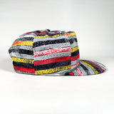 Vintage 90's Fresh to Def Abstract Striped Retro Rope Hat