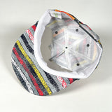 Vintage 90's Fresh to Def Abstract Striped Retro Rope Hat