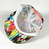 Vintage 90's Fresh to Def Abstract Splatter Retro Rope Hat