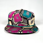 Vintage 90's Fresh to Def Abstract Squares Retro Rope Hat