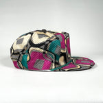 Vintage 90's Fresh to Def Abstract Squares Retro Rope Hat