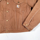 Vintage 90’s Carhartt J09 BRN Blanket Lined Trucker Jacket