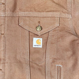 Vintage 90’s Carhartt J09 BRN Blanket Lined Trucker Jacket