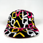 Vintage 90's Fresh to Def Abstract Shapes Retro Rope Hat