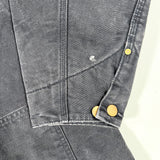 Vintage 90’s Carhartt Black Blanket Lined Chore Jacket