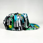 Vintage 90's Fresh to Def Abstract Watercolor Retro Rope Hat