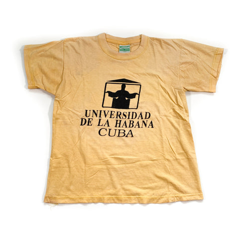 Vintage 80's Universidad De La Habana Cuba T-Shirt