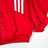 Vintage 90’s adidas Red Black Three Stripe Track Jacket