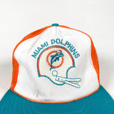 Vintage 80's Miami Dolphins Helmet Trucker Hat