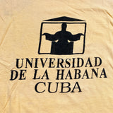 Vintage 80's Universidad De La Habana Cuba T-Shirt