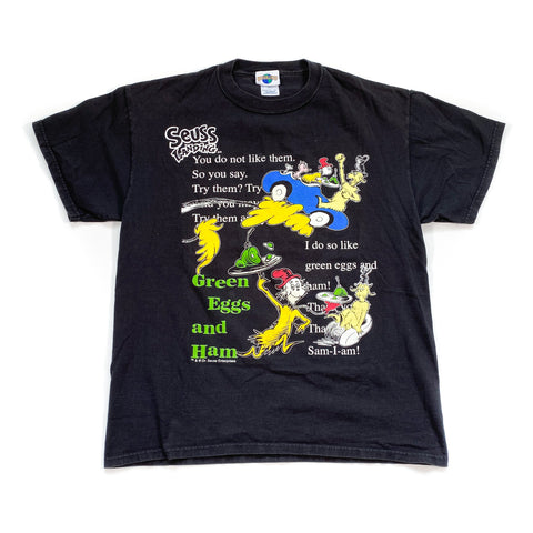 Vintage Y2K Dr Seuss Green Eggs and Ham T-Shirt