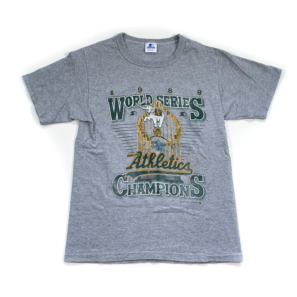 Vintage 1989 Oakland Athletics World Series Champions Starter T-Shirt –  Continuous Vintage