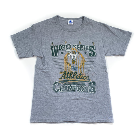 Vintage 1989 World Series Oakland A's Starter T-Shirt