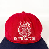 Vintage 90's Polo Ralph Lauren Seal Leather Strap Hat