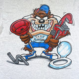 Vintage 1994 Plumber Taz Looney Tunes T-Shirt