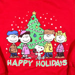 Vintage 90's Peanuts Happy Holidays Crewneck Sweatshirt