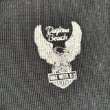 Vintage 2002 Daytona Beach Bike Week Thermal Henley Shirt