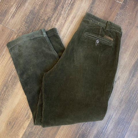 Vintage 1999 Timberland Olive Green Corduroy Pants