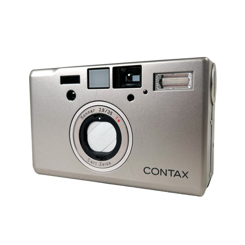 Vintage 2001 Contax T3 Titanium "Double Tooth" 35mm Film Camera