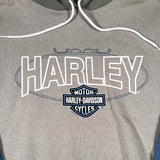 Vintage 90’s Harley-Davidson Waugh Biker Hoodie Sweatshirt