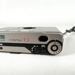 Vintage 2001 Contax T3 Titanium "Double Tooth" 35mm Film Camera