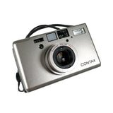 Vintage 2001 Contax T3 Titanium "Double Tooth" 35mm Film Camera
