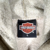 Vintage 90’s Harley-Davidson Waugh Biker Hoodie Sweatshirt