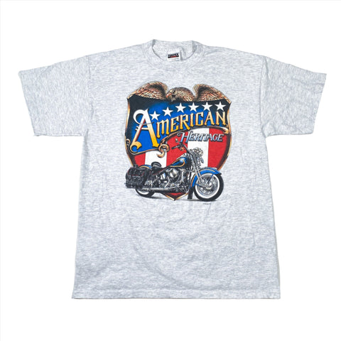 Vintage 1999 American Heritage Motorcycle T-Shirt