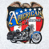 Vintage 1999 American Heritage Motorcycle T-Shirt