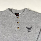 Vintage 2001 Harley-Davidson Daytona Florida Thermal Henley Shirt